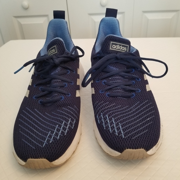 Adidas Mens Running Sneakers Shoes Blue SIZE 10.5 - Picture 3 of 7
